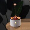 Flame Air Diffuser Volcano Aroma Diffuser Ultrasonic Oil Diffuser 360mL Auto-Off Protection for Home,Office or Yoga, Gym.