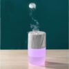 Portable Mini Humidifier, Jellyfish Elf Cool Mist Ultrasonic Humidifier for Office Car Yoga & Travel (Marble White).
