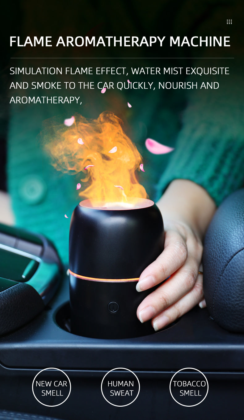 3D Flame Humidifier Ultrasonic Nebulizer - Aroma Diffuser with Color Changing LED Lights - Ideal for Home, Gym, Yoga. - Image 4