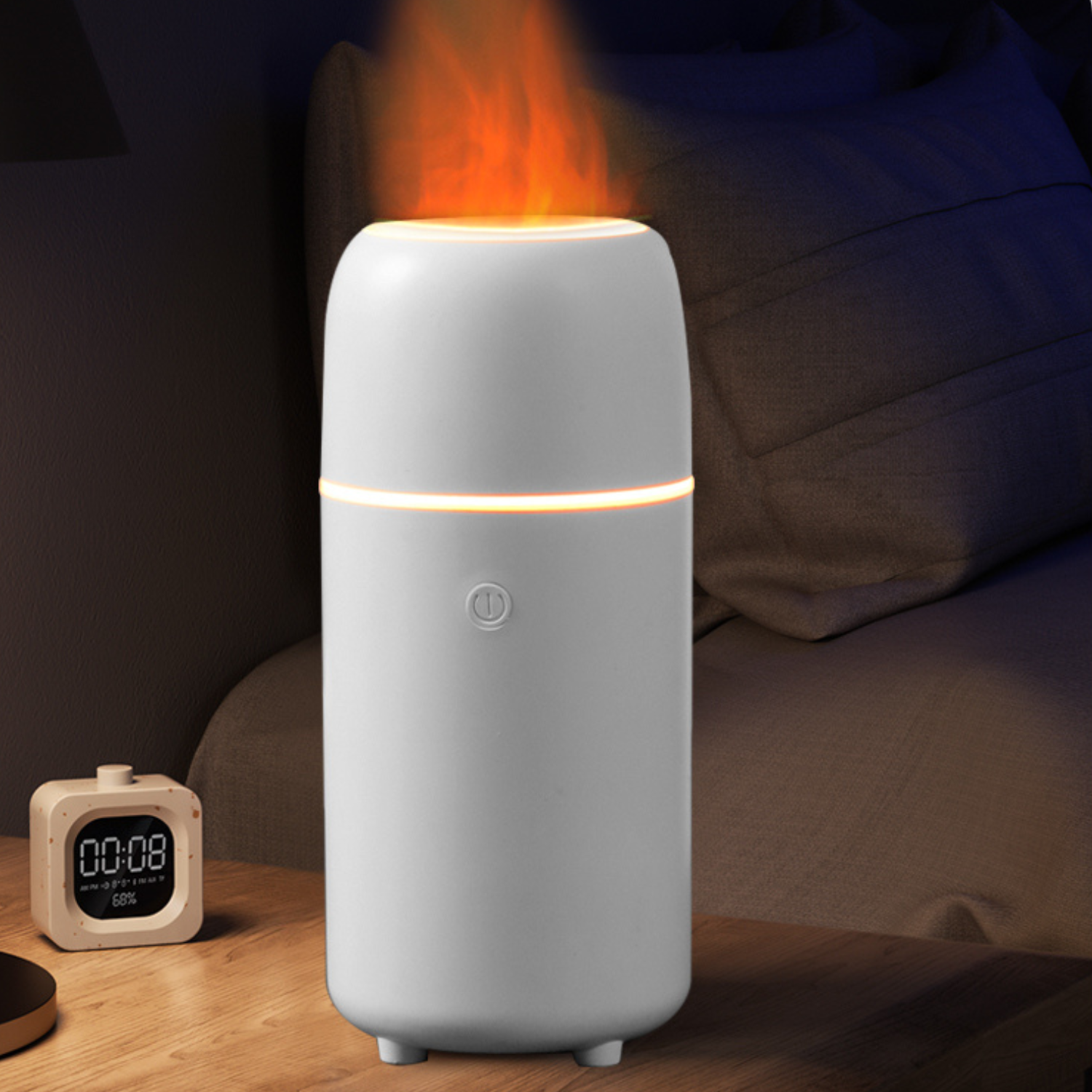 3D Flame Humidifier Ultrasonic Nebulizer - Aroma Diffuser with Color Changing LED Lights - Ideal for Home, Gym, Yoga. - Image 14