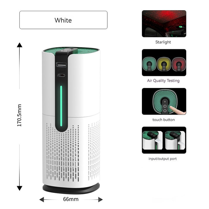 Air Purifier: Clean Air Solution for Home & Car with Air Quality Sensor for Real-Time Monitoring. - Image 8