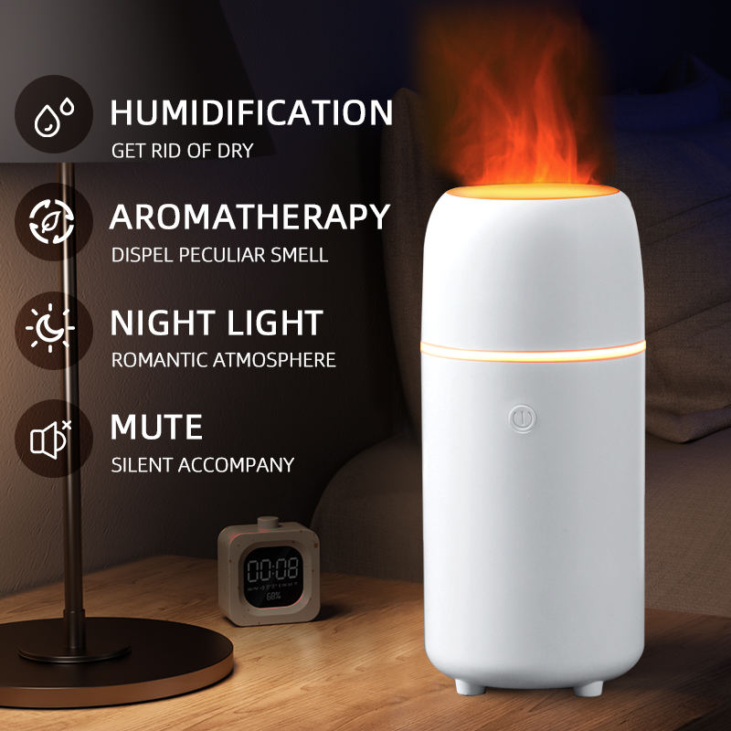 3D Flame Humidifier Ultrasonic Nebulizer - Aroma Diffuser with Color Changing LED Lights - Ideal for Home, Gym, Yoga. - Image 9