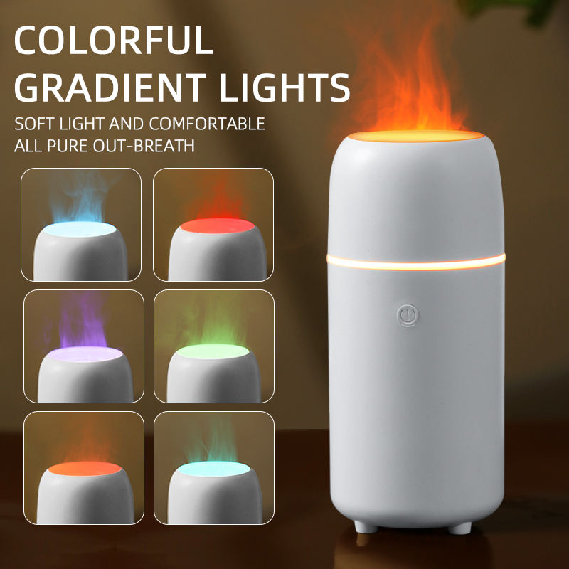 3D Flame Humidifier Ultrasonic Nebulizer - Aroma Diffuser with Color Changing LED Lights - Ideal for Home, Gym, Yoga. - Image 3